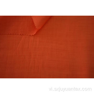 Rayon Polyester Slub Vải Tencel tự nhiên nhăn